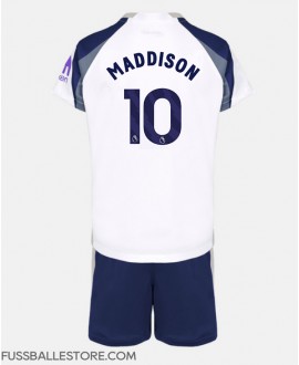 Günstige Tottenham Hotspur James Maddison #10 Heimtrikotsatz Kinder 2025-26 Kurzarm (+ Kurze Hosen)